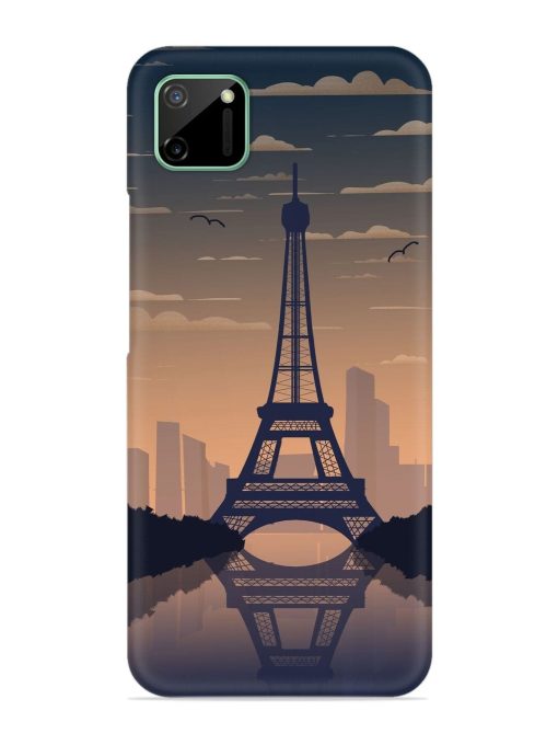 France Paris Eiffel Tower Gradient Snap Case for Realme C11 (2020) Zapvi