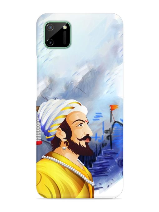 Shivaji Maharaj Color Paint Art Snap Case for Realme C11 (2020)