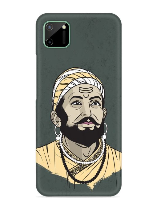 Shivaji Maharaj Vector Art Snap Case for Realme C11 (2020)