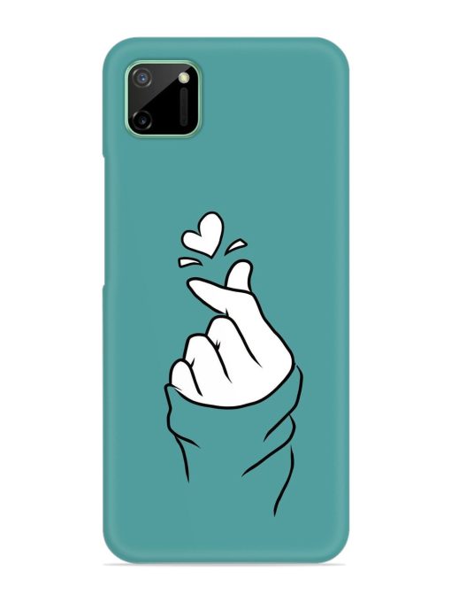 Korean Heart Sign Art Snap Case for Realme C11 (2020)