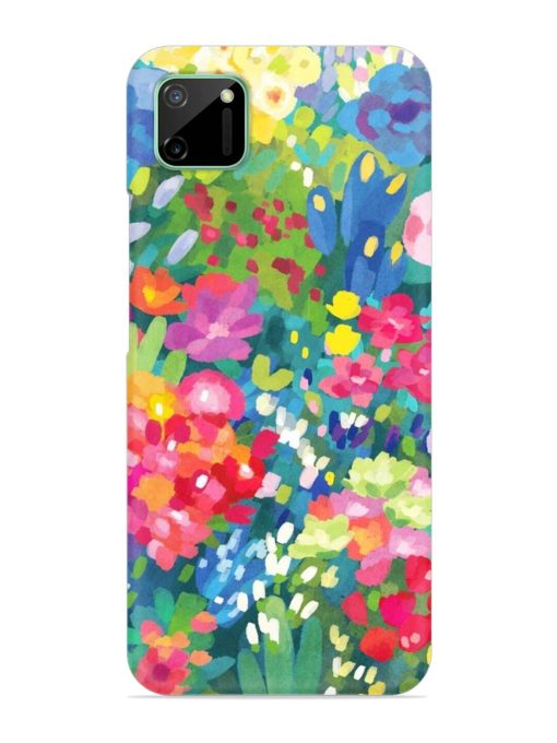 Watercolor Flower Art Snap Case for Realme C11 (2020)