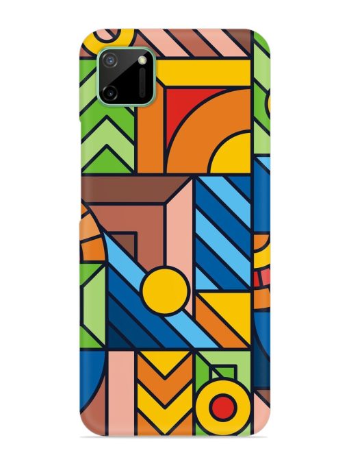 Colorful Geometric Snap Case for Realme C11 (2020)