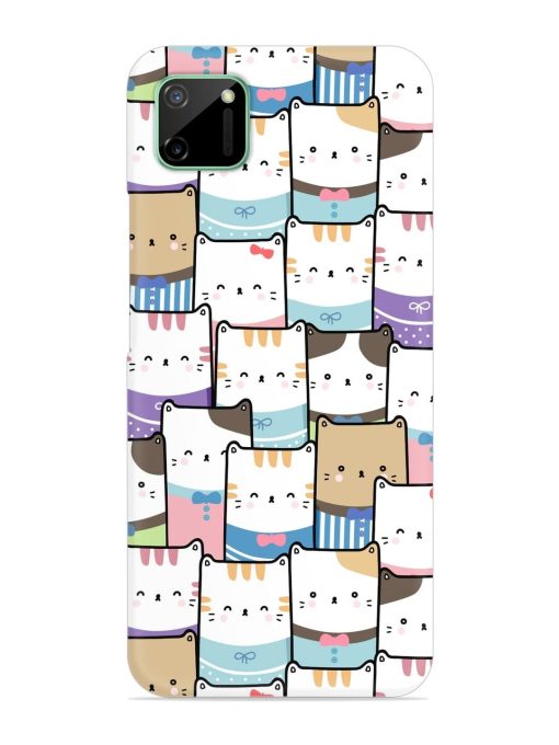 Cute Adorable Cat Snap Case for Realme C11 (2020)