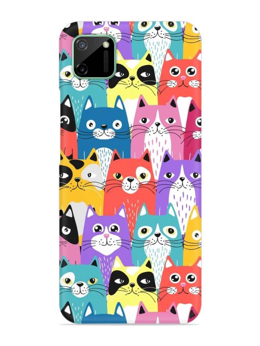 Funny Cartoon Cats Snap Case for Realme C11 (2020)