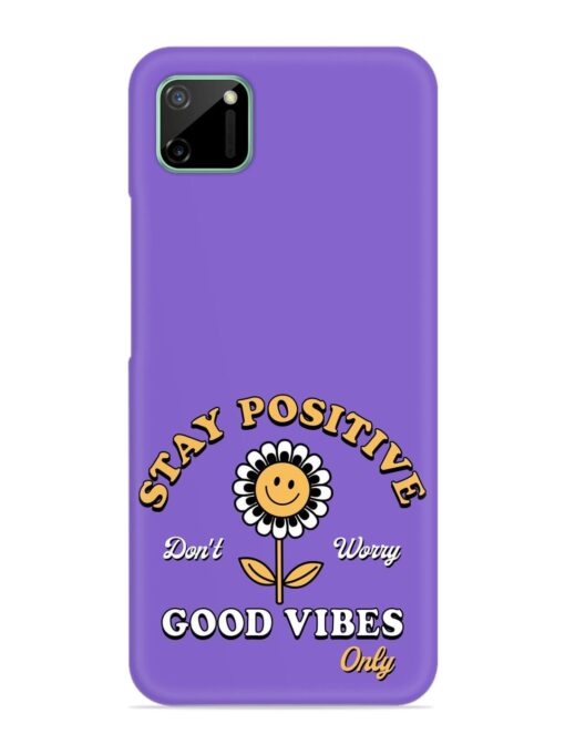 Retro Positive Flower Snap Case for Realme C11 (2020)