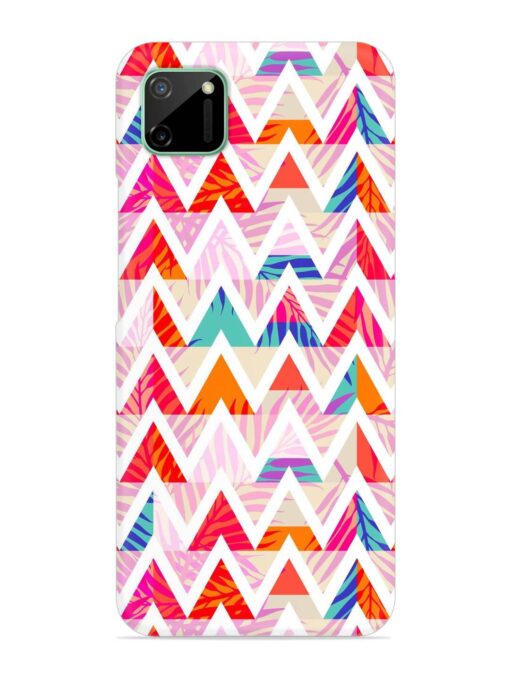 Abstract Triangle Background Snap Case for Realme C11 (2020) Zapvi