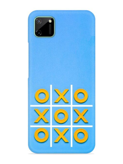 Yellow Plastic Crosses Snap Case for Realme C11 (2020)