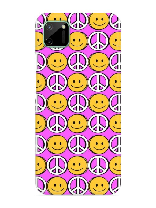 Smiley Face Peace Snap Case for Realme C11 (2020)