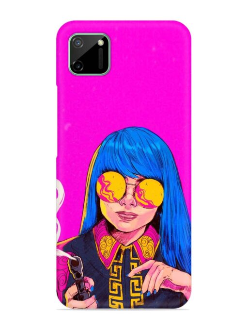 Aesthetic Anime Girl Snap Case for Realme C11 (2020) Zapvi