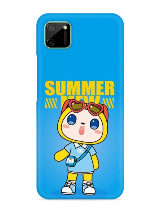 Summer Mew Cartoon Snap Case for Realme C11 (2020)