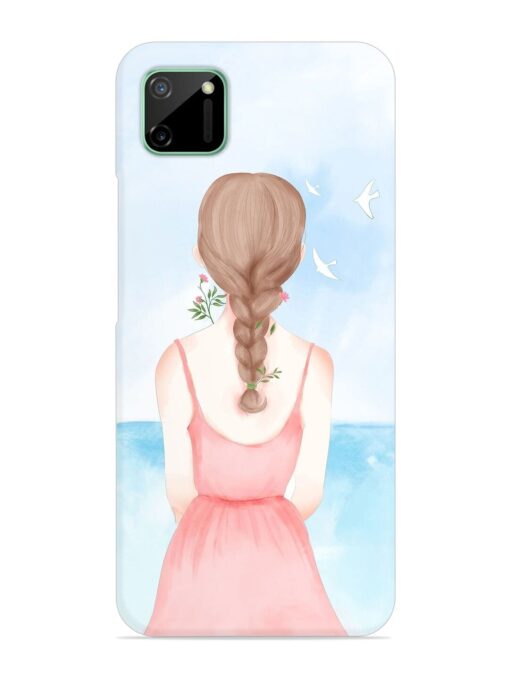 Watercolor Girl Vector Snap Case for Realme C11 (2020)