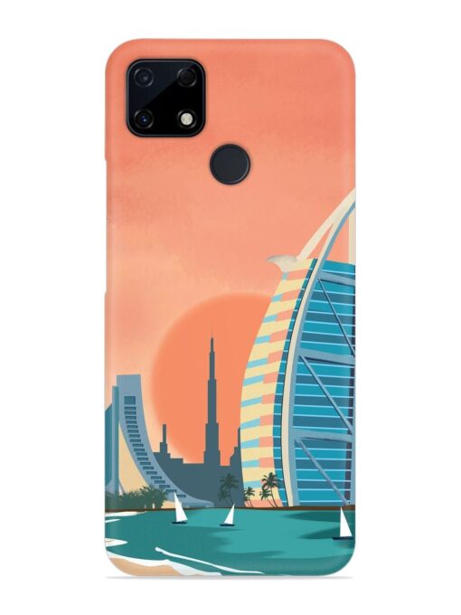 Dubai Architectural Scenery Snap Case for Realme C12 Zapvi