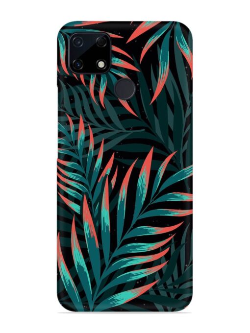 Green Leaf Art Snap Case for Realme C12