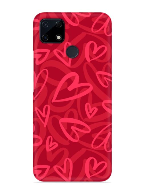 Seamless Romantic Pattern Snap Case for Realme C12 Zapvi