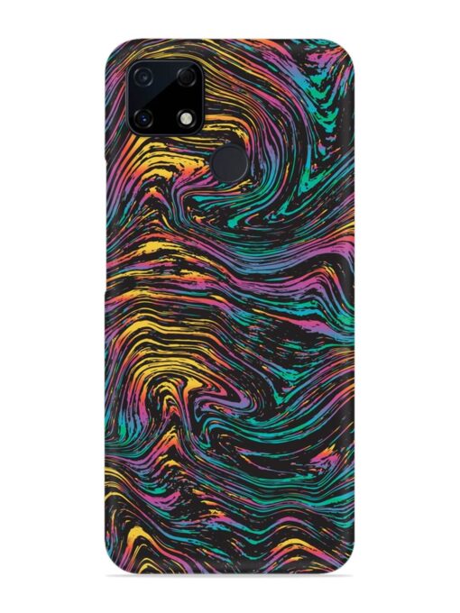 Abstract Liquid Colors Snap Case for Realme C12 Zapvi