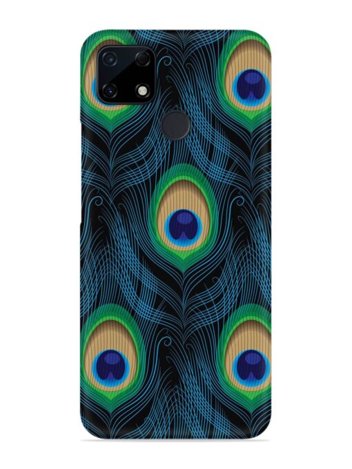 Seamless Pattern Peacock Snap Case for Realme C12 Zapvi