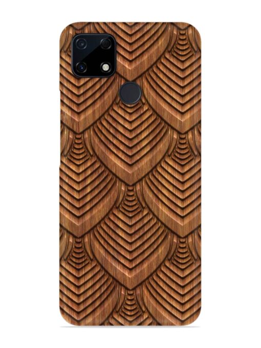 Carved Pattern On Snap Case for Realme C12