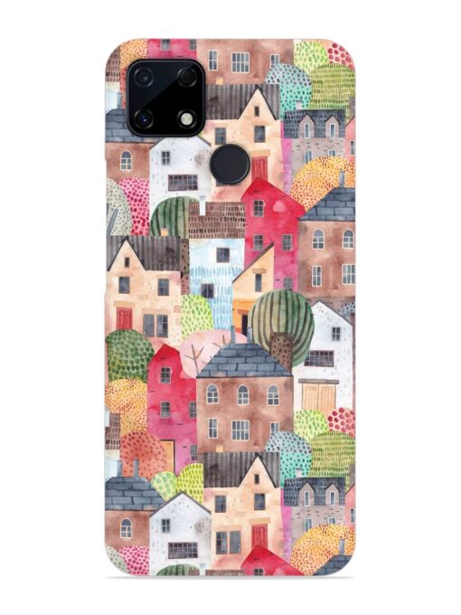 Abstract Seamless Pattern Snap Case for Realme C12 Zapvi