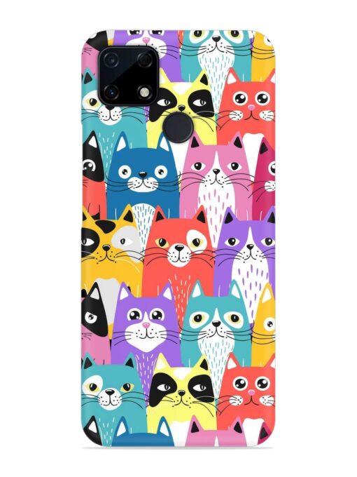 Funny Cartoon Cats Snap Case for Realme C12