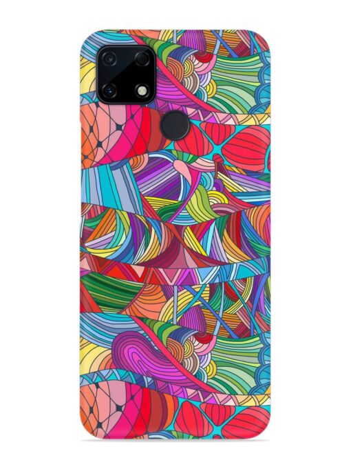 Seamless Patterns Hand Drawn Snap Case for Realme C12 Zapvi