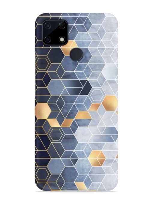 Geometric Abstraction Hexagons Snap Case for Realme C12 Zapvi