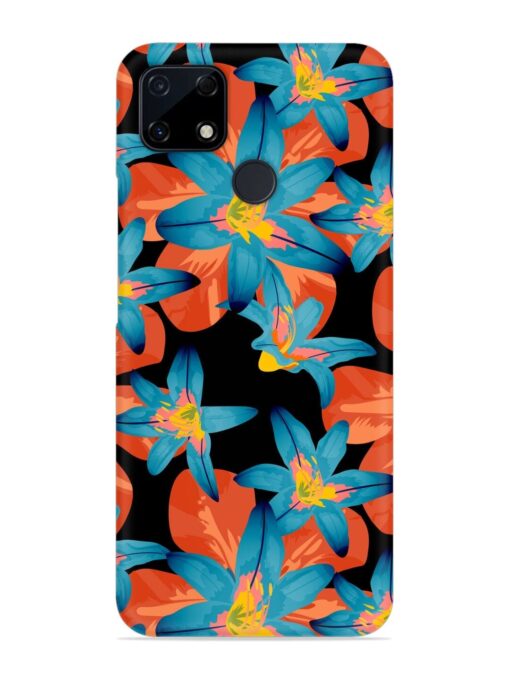 Philippine Flowers Seamless Snap Case for Realme C12 Zapvi