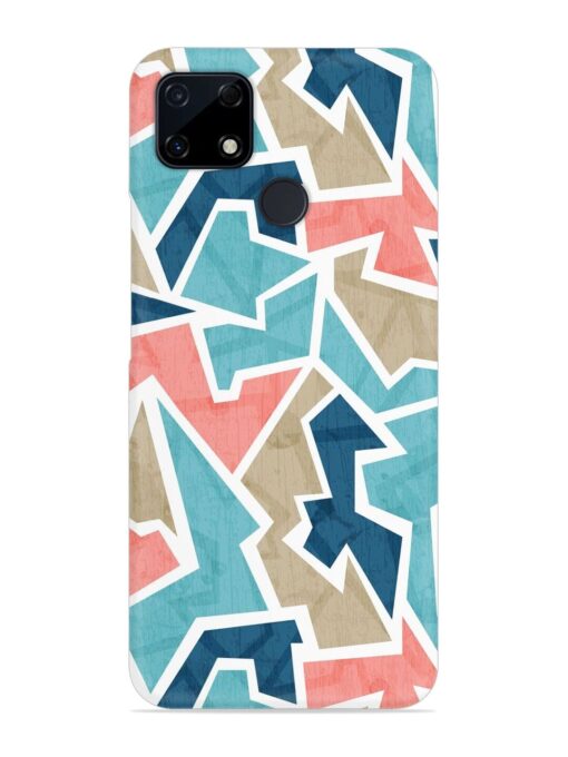 Vintage Geometric Triangle Snap Case for Realme C12