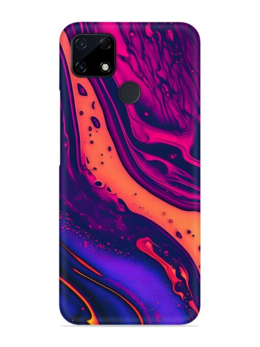 Fluid Blue Pink Art Snap Case for Realme C12