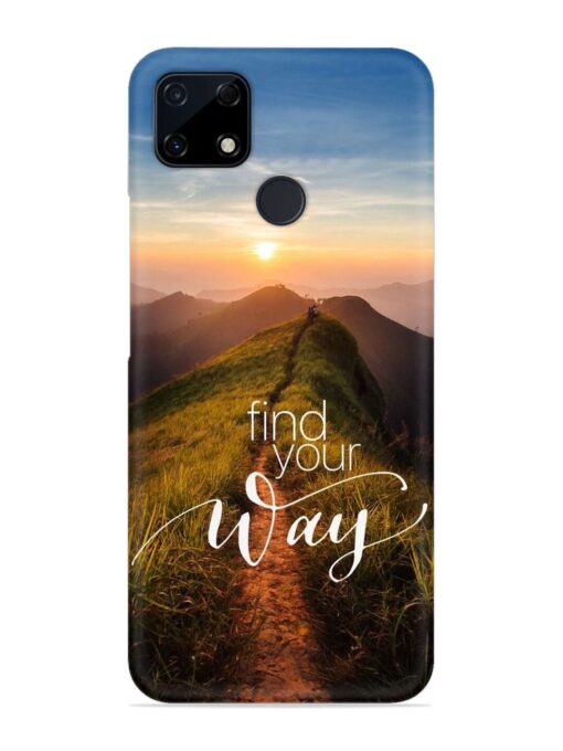 Find Your Way Snap Case for Realme C12 Zapvi