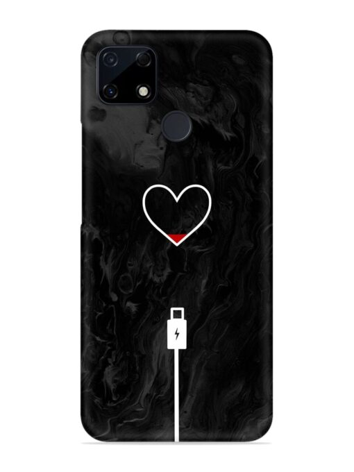 Heart Charging Vector Snap Case for Realme C12 Zapvi