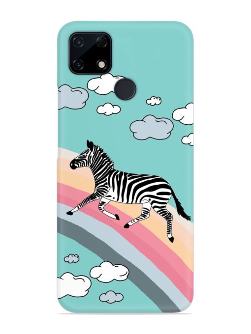 Running Zebra Snap Case for Realme C12 Zapvi