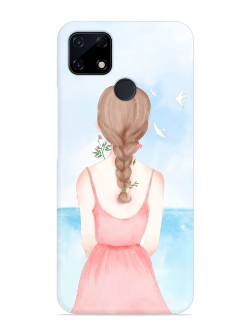 Watercolor Girl Vector Snap Case for Realme C12