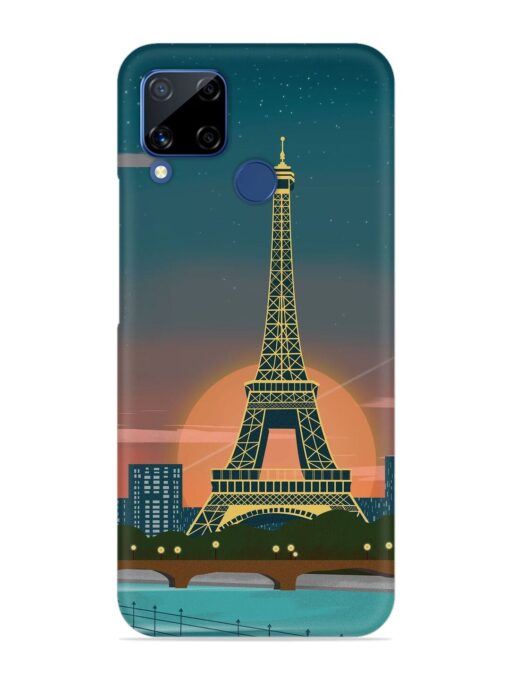 Scenery Architecture France Paris Snap Case for Realme C15 Zapvi