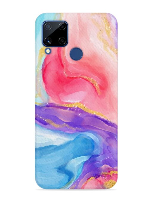 Watercolor Gradient Snap Case for Realme C15 Zapvi