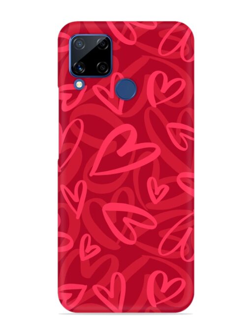 Seamless Romantic Pattern Snap Case for Realme C15 Zapvi