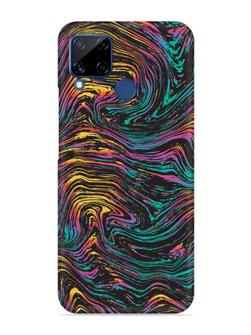 Abstract Liquid Colors Snap Case for Realme C15 Zapvi