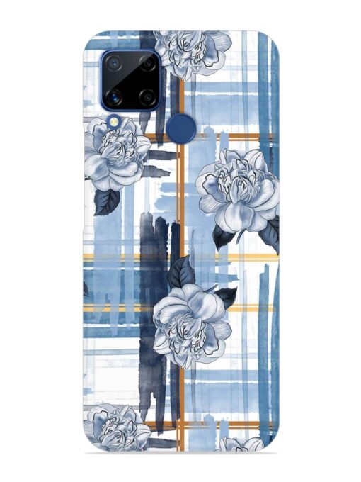 Watercolor Pattern Rose Snap Case for Realme C15 Zapvi