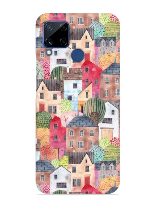 Abstract Seamless Pattern Snap Case for Realme C15 Zapvi