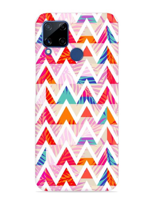 Abstract Triangle Background Snap Case for Realme C15 Zapvi