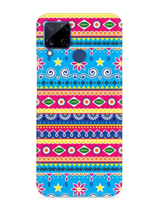 Indian Seamless Snap Case for Realme C15 Zapvi