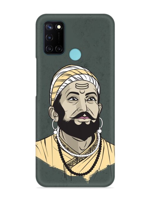 Shivaji Maharaj Vector Art Snap Case for Realme C17