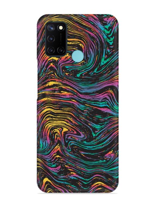 Abstract Liquid Colors Snap Case for Realme C17 Zapvi