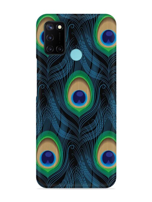 Seamless Pattern Peacock Snap Case for Realme C17