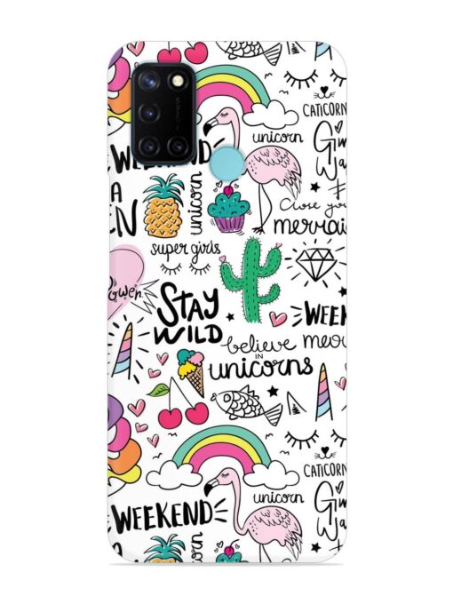 Unicorn Ice Cream Snap Case for Realme C17