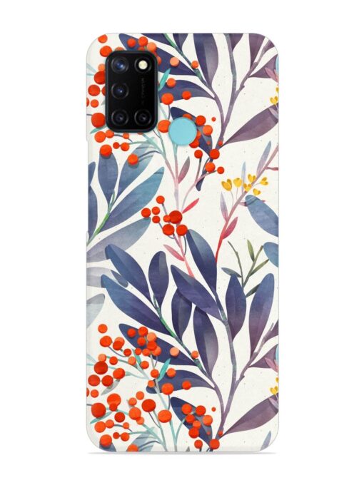 Seamless Floral Pattern Snap Case for Realme C17