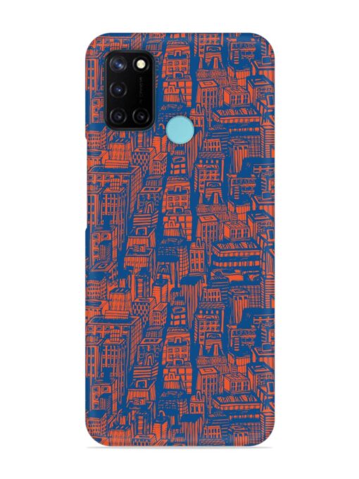 Hand Drawn Seamless Snap Case for Realme C17 Zapvi