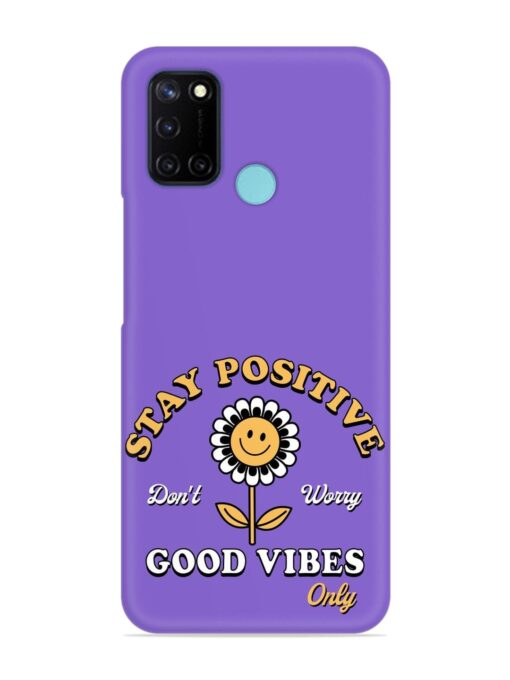 Retro Positive Flower Snap Case for Realme C17