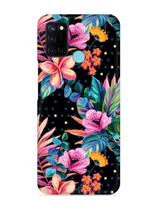 Seamless Floral Pattern Snap Case for Realme C17