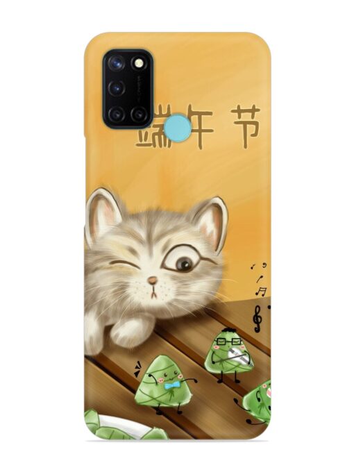 Cat Scorpion Dancing Snap Case for Realme C17 Zapvi