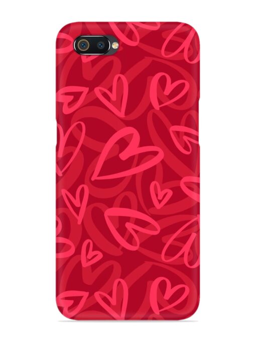 Seamless Romantic Pattern Snap Case for Realme C2